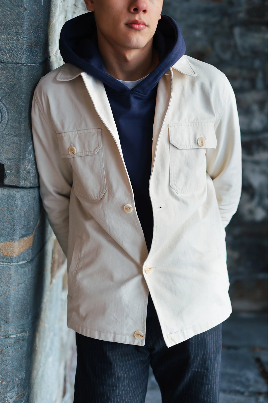 MONÉR Overshirt Beige