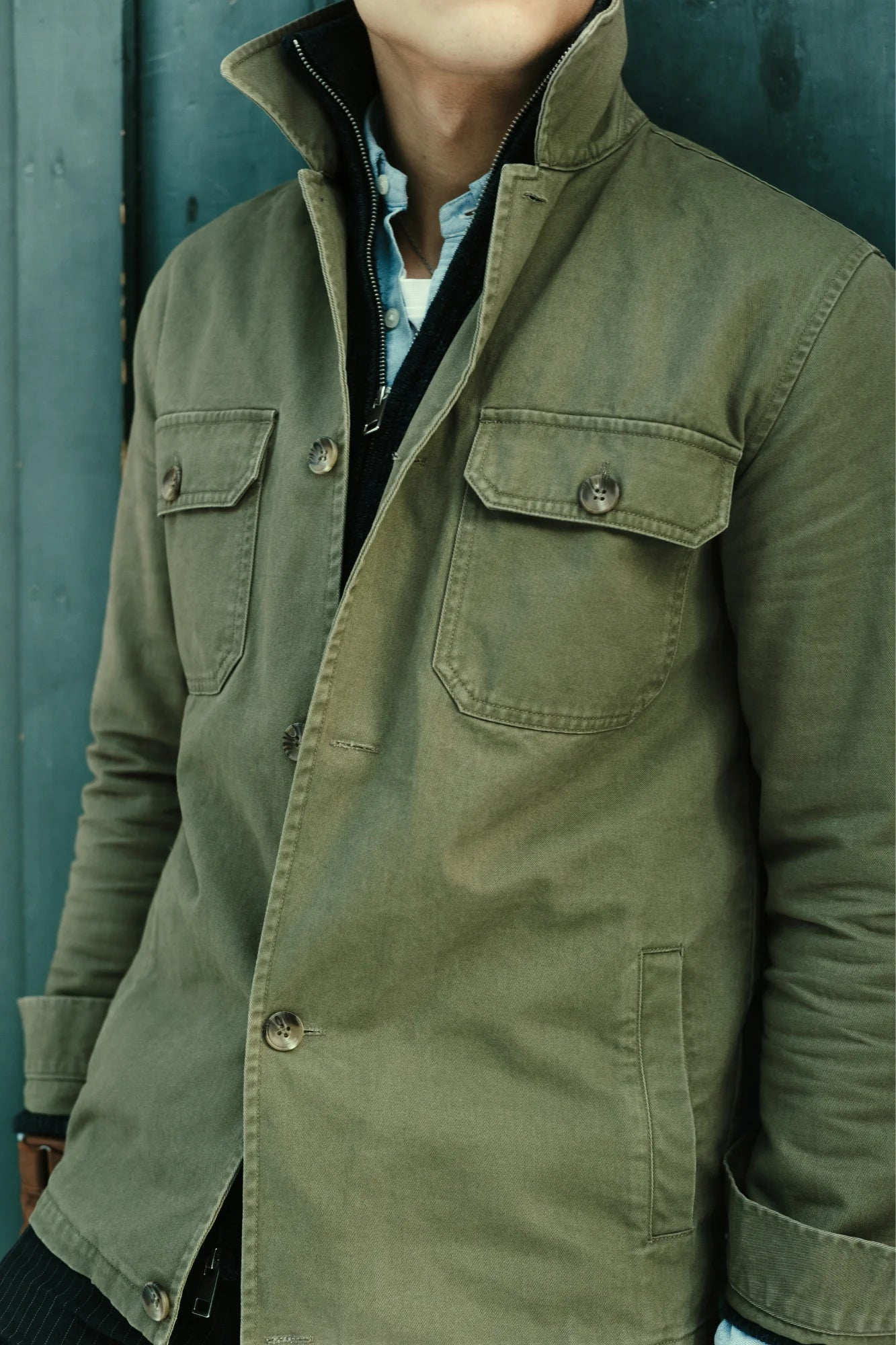 MONÉR Overshirt Green